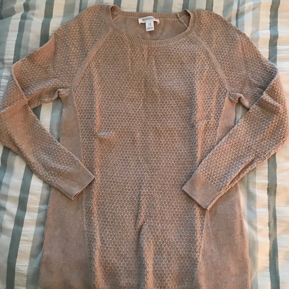 Motherhood Maternity Sweaters - Motherhood Maternity Taupe Paneled Sweater Motherhood Maternity Sweaters - Motherhood Maternity Taupe Paneled Sweater